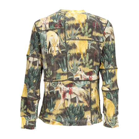 THE HUNDREDS Maglietta Manica Lunga Uomo Stein L/s Tee Camo da uomo