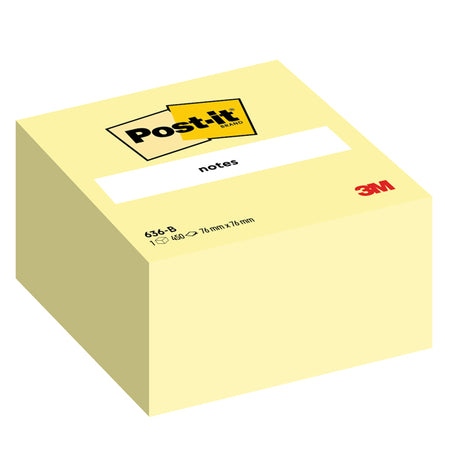 Blocco Cubo 450Fg Post-It Giallo Canary 76X76Mm 636-B