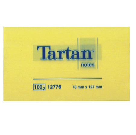Blocco Tartan (Tm 12776 Giallo 76X127Mm 100Fg 63Gr