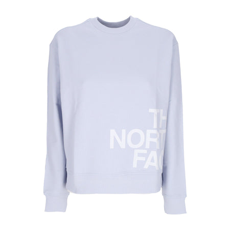 THE NORTH FACE Felpa Leggera Girocollo Donna W Blow Up Logo Crewneck Dusty Periwinkle da donna