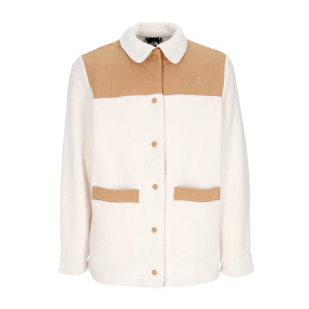 THE NORTH FACE Orsetto Donna Cragmont Fleece Shacket Gardenia White/almond Butter da donna