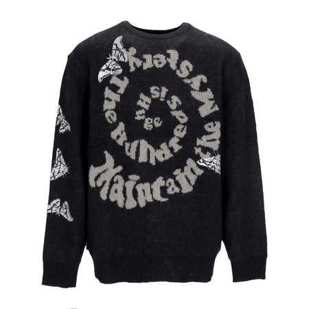 THE HUNDREDS Maglione Uomo Spiral Sweater Black da uomo