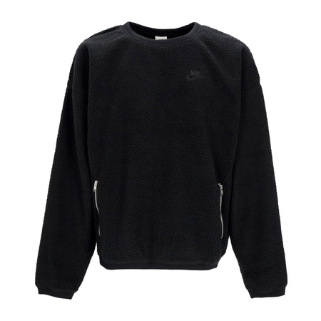 Nike Felpa Girocollo Uomo Club+ Fleece Winterized Crewneck Black/black da uomo