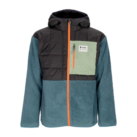 COTOPAXI Orsetto Uomo Trico Hybrid Hooded Jacket Graphite/blue Spruce da uomo