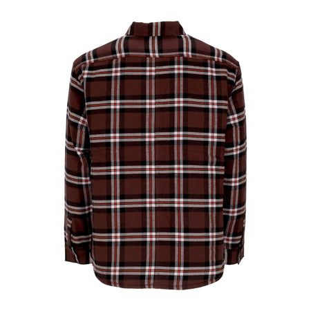 VANS Camicia Imbottita Uomo Kesler L/s Woven Shirt Fudge/lavender Frost da uomo