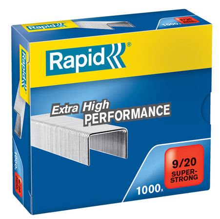Scatola 1000 Punti Super Strong Rapid 9/20 Per Alti Spessori