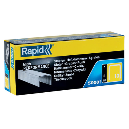Scatola 5000 Punti Rapid 13/8 Galvanizzati