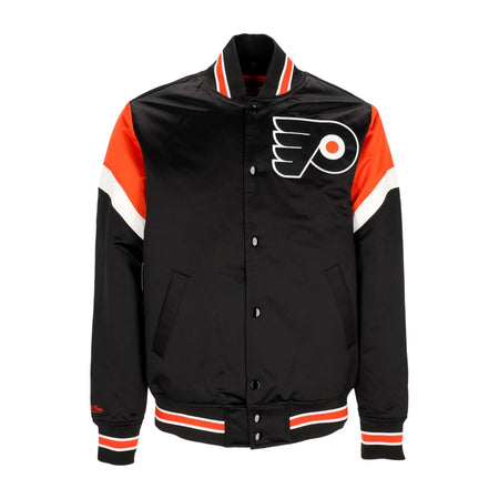 MITCHELL & NESS Giubbotto Bomber Uomo Nhl Heavyweight Satin Jacket Phifly Original Team Colors da uomo