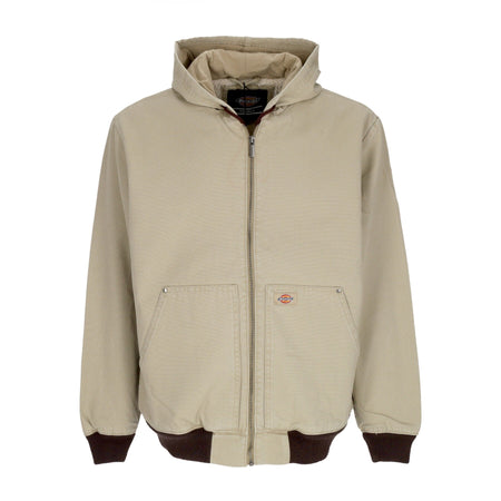 DICKIES Giubbotto Uomo Hooded Duck Canvas Jacket Desert Sand da uomo