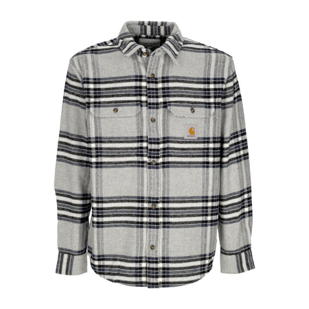 CARHARTT WIP Camicia Manica Lunga Uomo L/s Hawkins Shirt Grey Heather da uomo