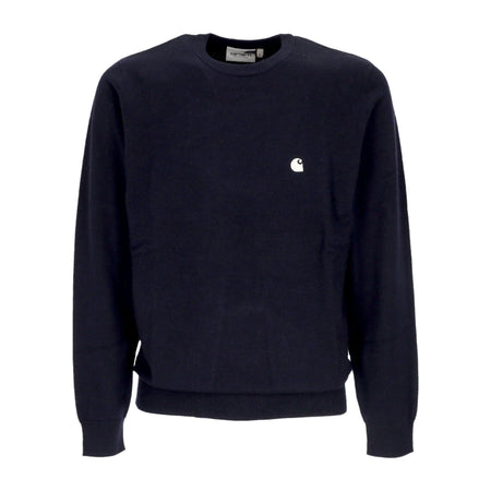 CARHARTT WIP Maglione Uomo Madison Crewneck Dark Navy/wax da uomo