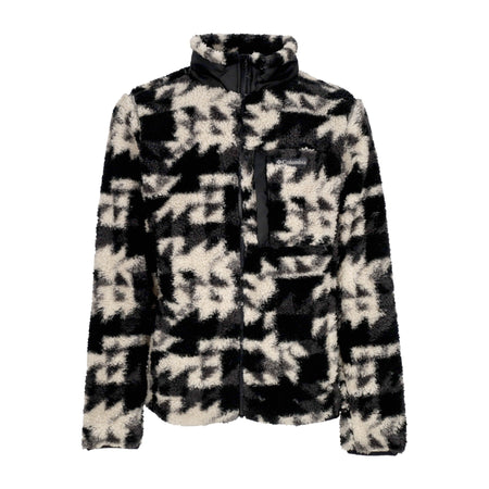 COLUMBIA Orsetto Uomo Winter Pass Print Fleece Full Zip Black Quilted da uomo
