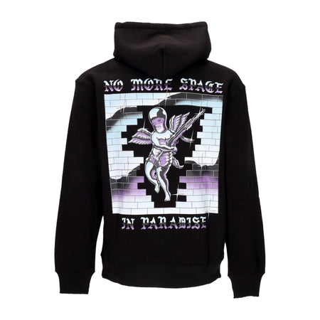 DOOMSDAY Felpa Cappuccio Uomo Bling Hoodie Black da uomo