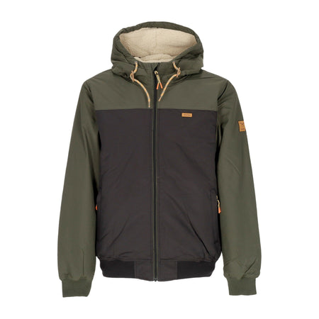 IRIEDAILY Giubbotto Uomo Insulaner Soft Jacket Black Olive da uomo
