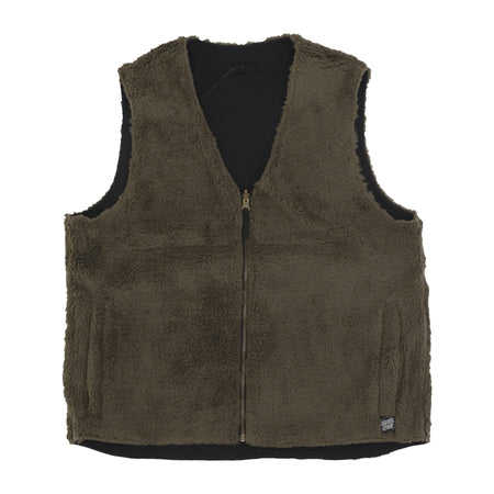 SANTA CRUZ Smanicato Uomo Hideout Reversible Vest Black/sea Kelp da uomo