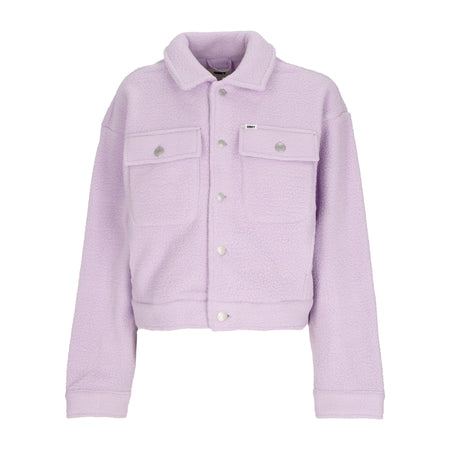 OBEY Giubbotto Pile Donna Melanie Jacket Purple Rose da donna