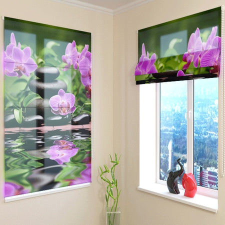 Tende a pacchetto su misura Giardino di orchidee