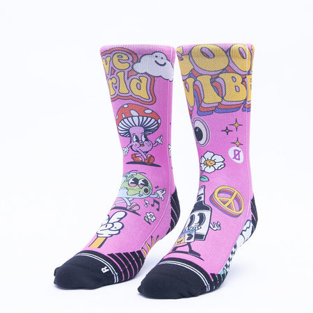 Calzini unisex Scrimmage Everyday Groovy Pink M (39-44)
