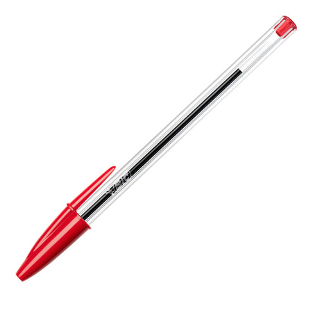 Scatola 50 Penna Sfera Cristal Medio 1,0Mm Rosso Bic