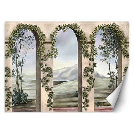 Carta Da Parati, Colonne e archi con edera