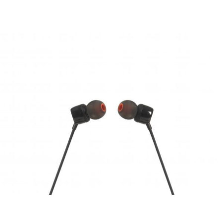 Cuffie Auricolari JBL TUNE 110 - Collegamento Jack 3,5mm - Risposta in frequenza: 20 - 20.000 - Microfono incorporato - Impedenza: 16 ohm - Sensibilità: 100 dB