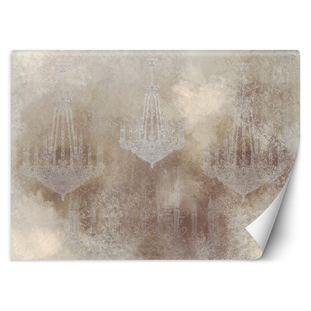 Carta Da Parati, Lampadario Calcestruzzo Marrone Beige