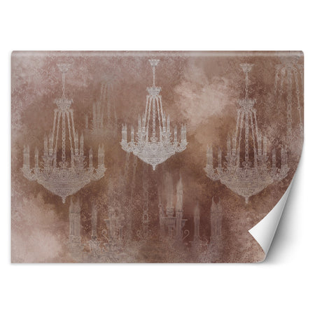 Carta Da Parati, Lampadario Lampada Marrone Retrò