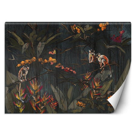 Carta Da Parati, Scimmie nella giungla