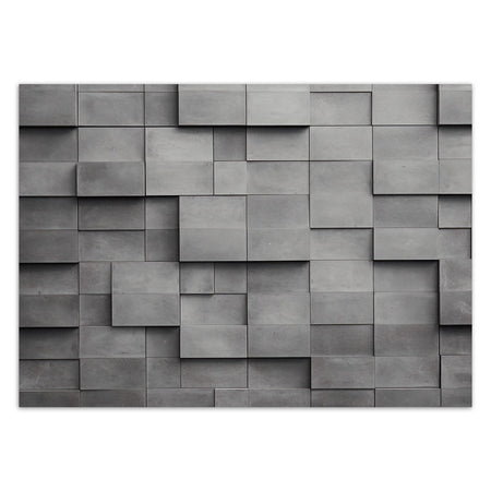 Carta Da Parati, Cubo di cemento 3D