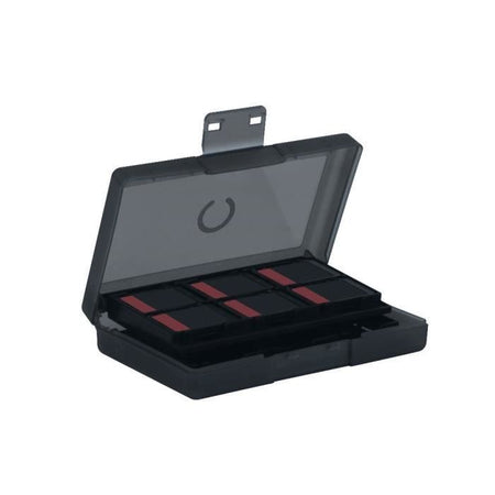 Custodia protettiva e per il trasporto - KONIX - Per cartucce di gioco Nintendo Switch 2 - Antiurto - 24 scomparti - Nero
