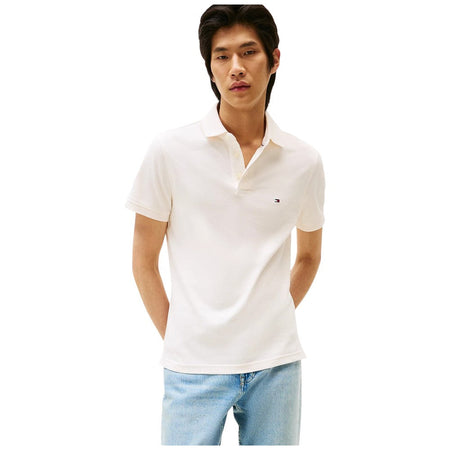Tommy Hilfiger maglietta polo avorio TH 1985 MW0MW17771Z00 Polo Tommy Hilfiger