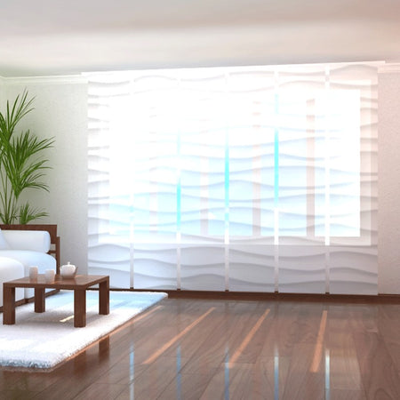 Tende a pannello Onde bianche