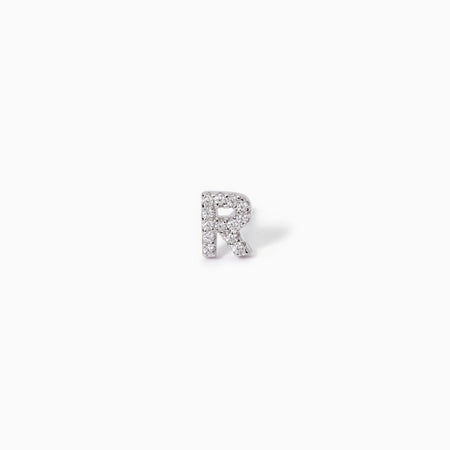 Mabina Mono orecchino lettera "R" COOL