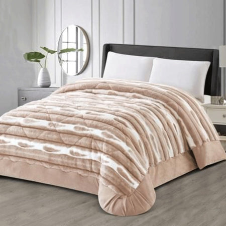 Trapunta matrimoniale in pelliccia Romina Botticelli Home