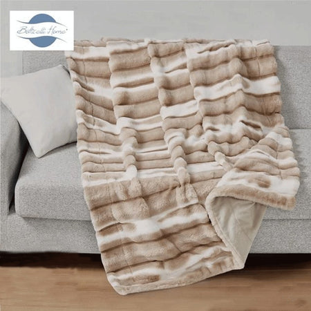 Plaid in pelliccia sintetica Botticelli Home Romina