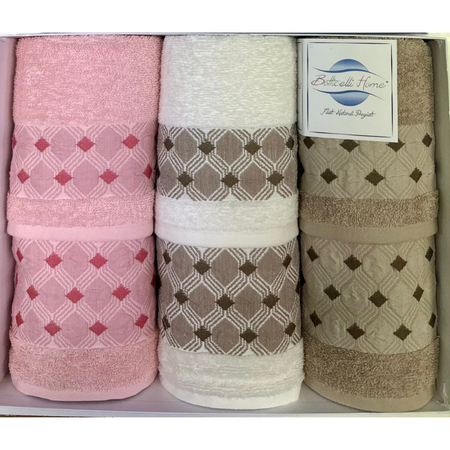 Asciugamano bagno viso e ospite Botticelli Home Tulum