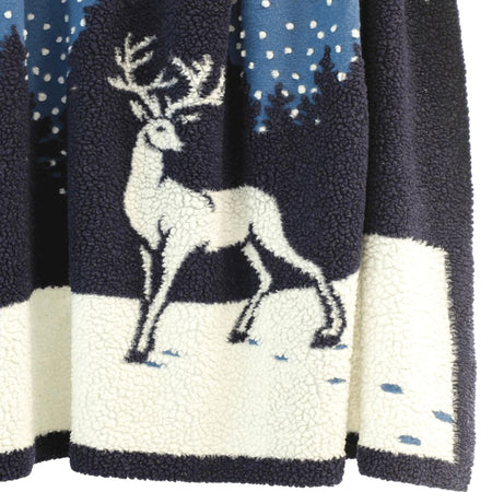 Plaid divano in lana cotta Lucrezia Snow