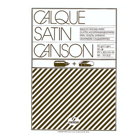 Blocco Carta Lucida Manuale A3 50Fg 90Gr Canson