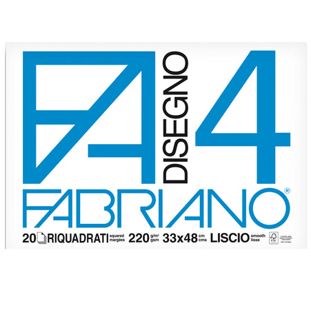 Album Fabriano4 (33X48Cm 220Gr 20Fg Liscio Squadrato
