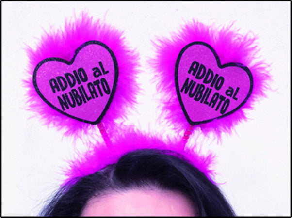 3509-1 Cerchietto Con Antenne Cuoricino e Marabù Fuxia Scritta “futura Sposa” Addio Al Nubilato Party Salute e cura della persona/Erotismo e contraccezione/Sex toys/Gadget per addio al nubilato e al celibato Kondorama - Martinsicuro, Commerciovirtuoso.it