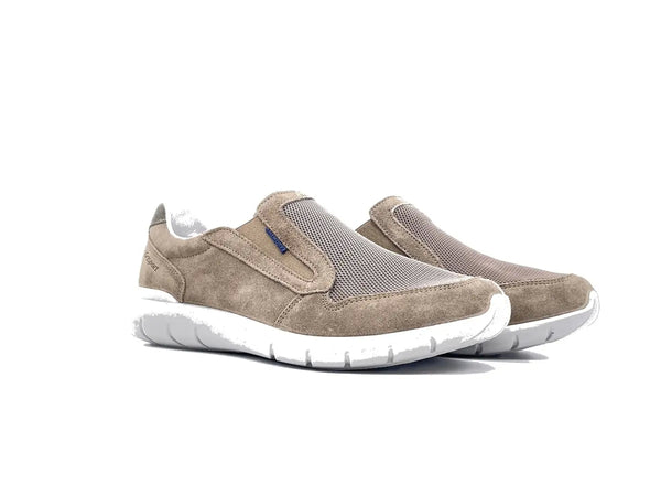 GRISPORT Sneaker slip on LIGHT STEP in pelle scam. beige 43826V43