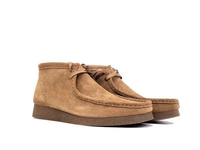 CLARKS Uomo Wallabee Boot2 Brown