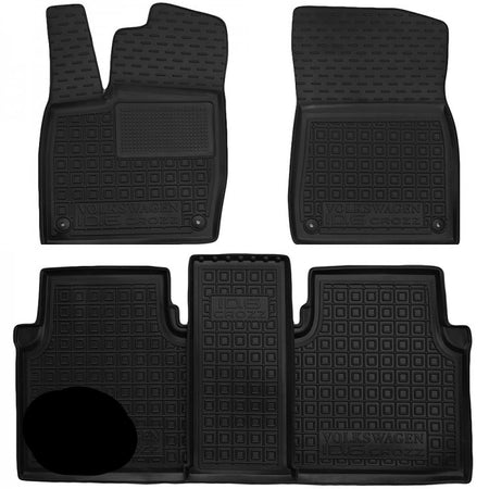Set Tappetini Di Gomma Su Misura Per Volkswagen ID.6 Crozz (2021+)