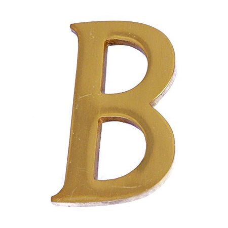 MASIDEF - LETTERA IN OTTONE LUCIDO 5cm "B"