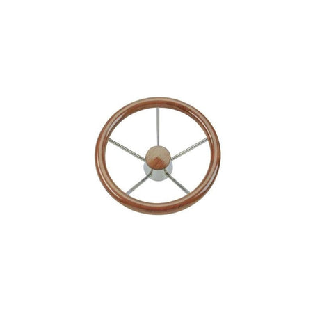 Volante Inox+Legno Mm.35