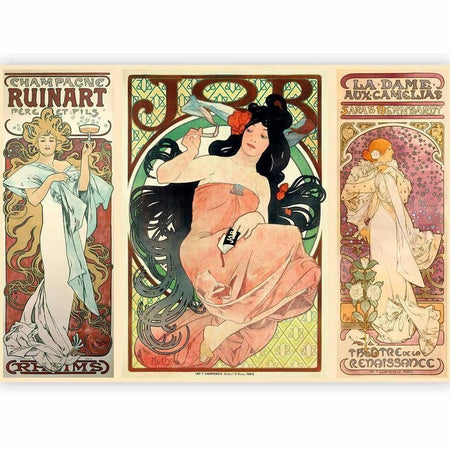 Fotomurale Alphonse Mucha. Women's