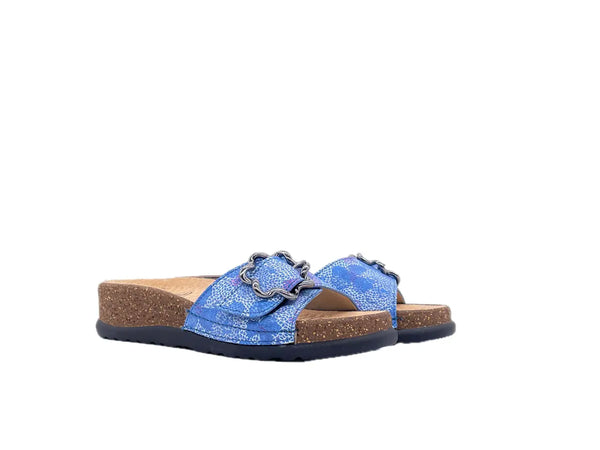 SABATINI Ciabatta donna a fascia Lolita Cobalto