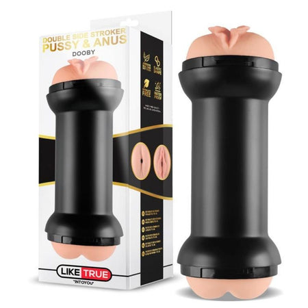 Masturbatore doppio ano vagina penetrabile Double Side Stroker Dooby