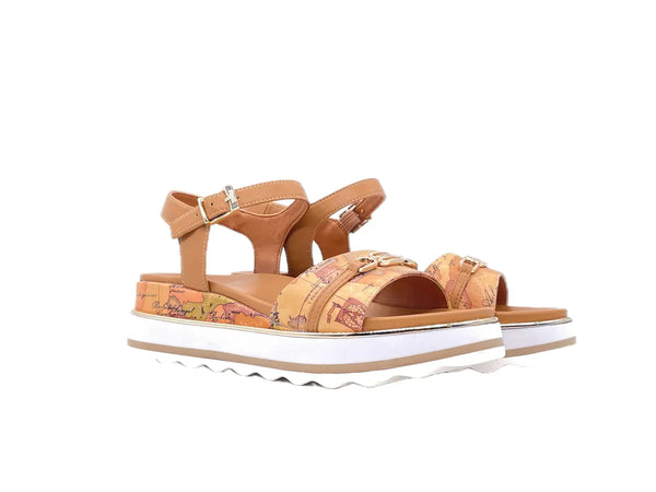 ALVIERO MARTINI 1 CLASSE Sandali donna Beige Geo