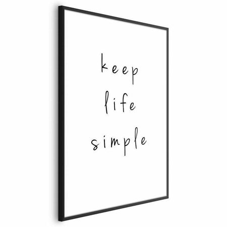 Poster - Keep Life Simple